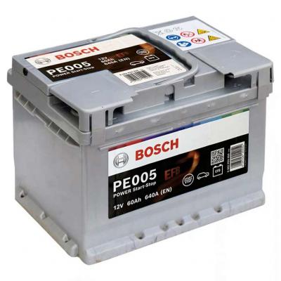 Bosch Power EFB Line PE005 0092PE0050 akkumultor, 12V 60Ah 640A J+ EU, magas Aut akkumultor, 12V alkatrsz vsrls, rak